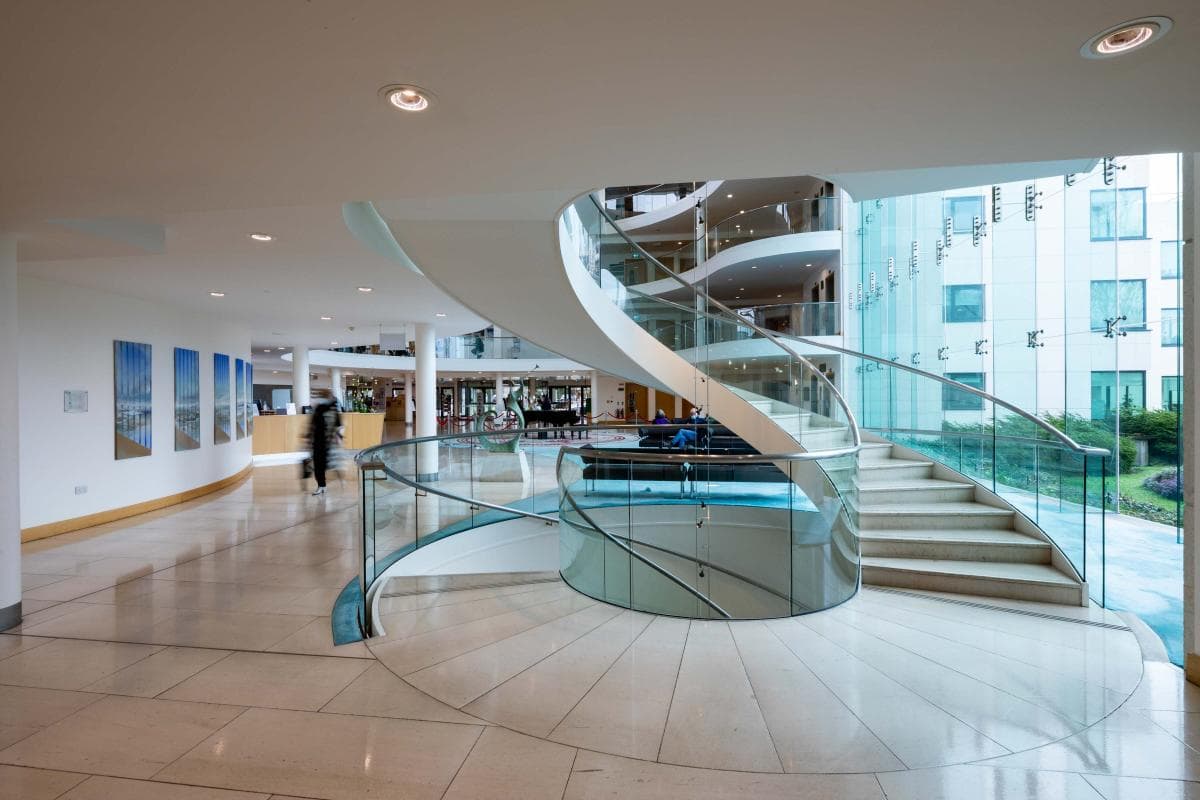 The Galway Clinic interior staircase and lobby